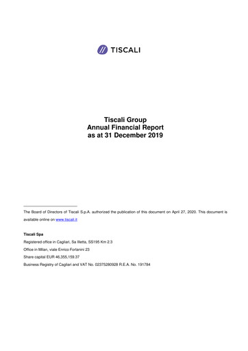 Miniature Tessellis Rapport financier 2019