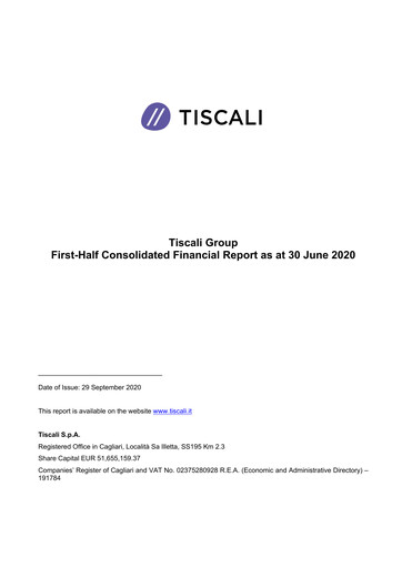 Miniature Tessellis Rapport financier 2020-h1