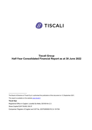 Miniature Tessellis Rapport financier 2022-h1