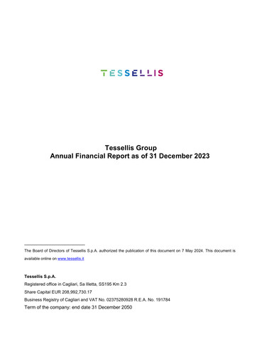 Miniature Tessellis Rapport financier 2023