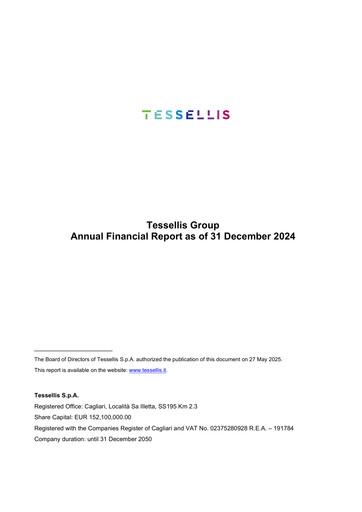 Miniature Tessellis Rapport financier 2024