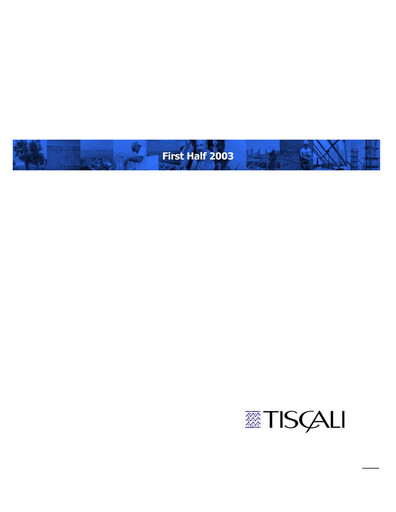 Miniature Tessellis Rapport semestriel 2003-h1