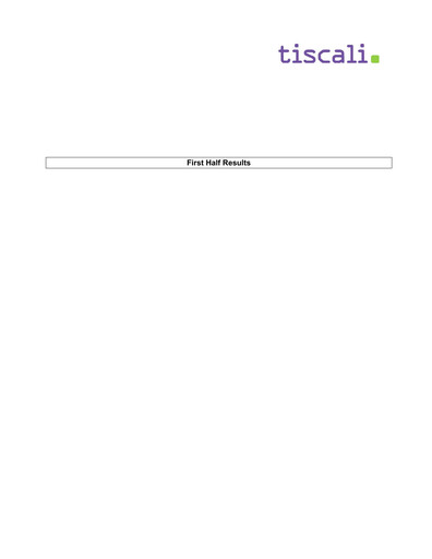 Miniature Tessellis Rapport semestriel 2005-h1