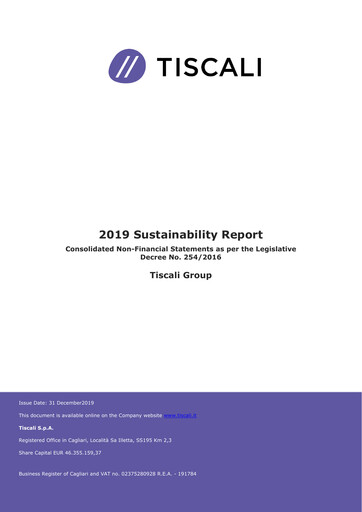 Miniature Tessellis Rapport de durabilité 2019