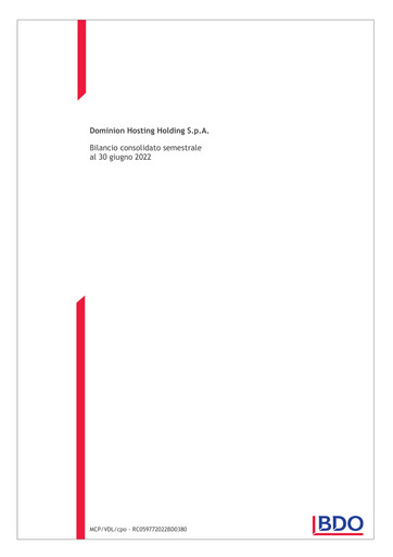 Thumbnail Dominion Hosting Half-year Report 2022-h1