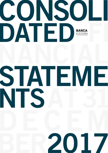 Thumbnail Banca Sistema S.p.A. Annual Report 2017