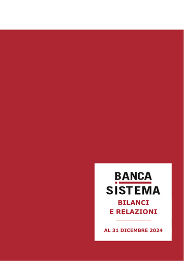 Thumbnail Banca Sistema S.p.A. Annual Report 2024