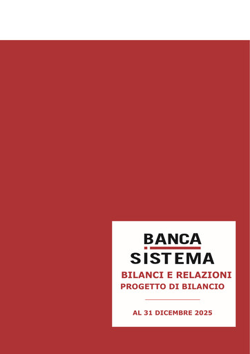 Thumbnail Banca Sistema S.p.A. Annual Report 2025
