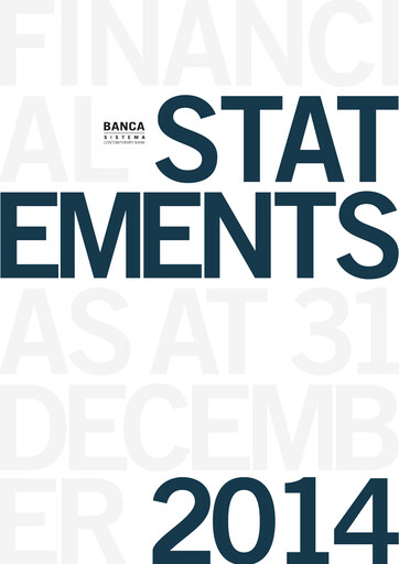 Thumbnail Banca Sistema S.p.A. Financial Statement 2014