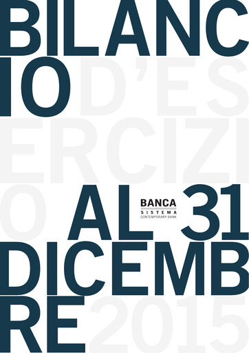 Thumbnail Banca Sistema S.p.A. Financial Statement 2015