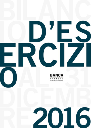 Thumbnail Banca Sistema S.p.A. Financial Statement 2016