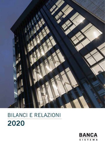 Thumbnail Banca Sistema S.p.A. Financial Statement 2020