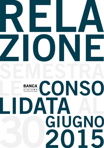 Thumbnail Banca Sistema S.p.A. Half-year Report 2015-h1