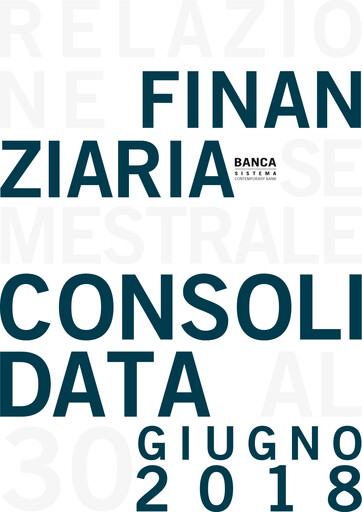 Thumbnail Banca Sistema S.p.A. Half-year Report 2018-h1