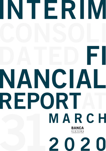 Thumbnail Banca Sistema S.p.A. Quarterly Report 2020-q1