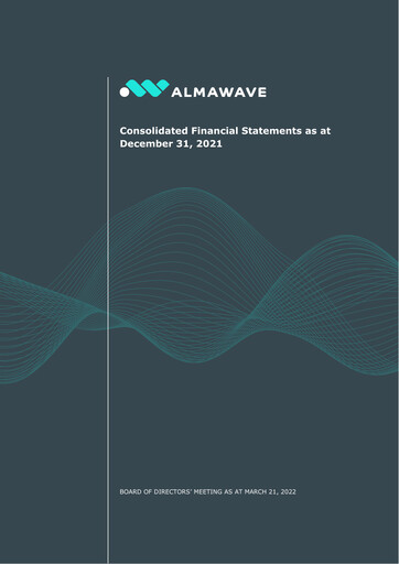 Miniature Almawave Rapport annuel 2021