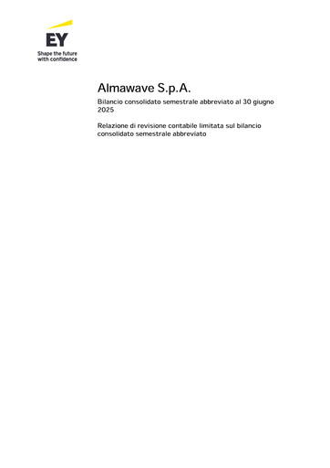 Thumbnail Almawave Half-year Report 2025-h1