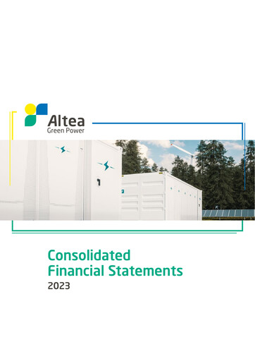Thumbnail Altea Green Power S.p.A. Financial Statement 2023
