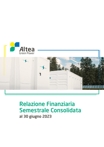 Thumbnail Altea Green Power S.p.A. Half-year Report 2023-h1