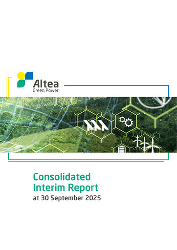 Thumbnail Altea Green Power S.p.A. Quarterly Report 2025-q3