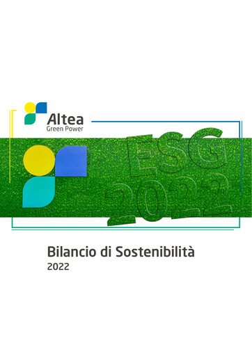 Thumbnail Altea Green Power S.p.A. Sustainability Report 2022