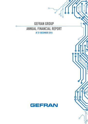Thumbnail Gefran Annual Report 2016