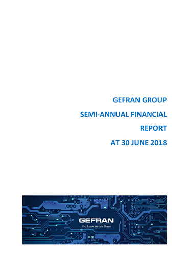 Miniature Gefran Rapport semestriel 2018-h1