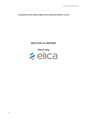 Thumbnail Elica S.p.A. Annual Report 2022
