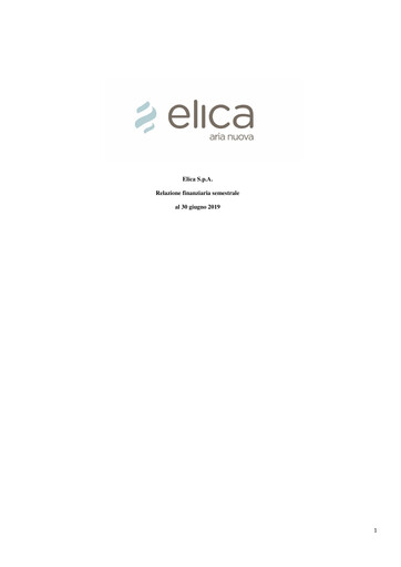 Thumbnail Elica S.p.A. Half-year Report 2019-h1