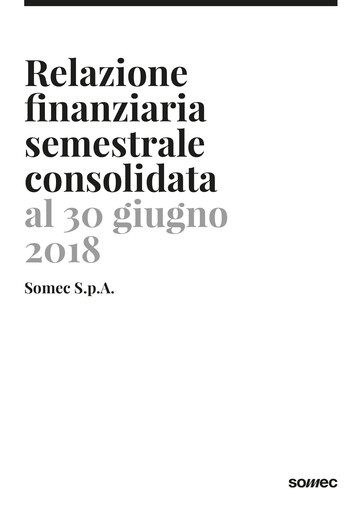 Thumbnail Somec S.p.A. Half-year Report 2018-h1