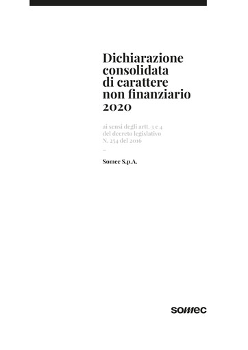 Thumbnail Somec S.p.A. Sustainability Report 2020