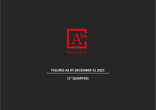 Miniature Abitare In S.p.A. Rapport trimestriel 2022-q1