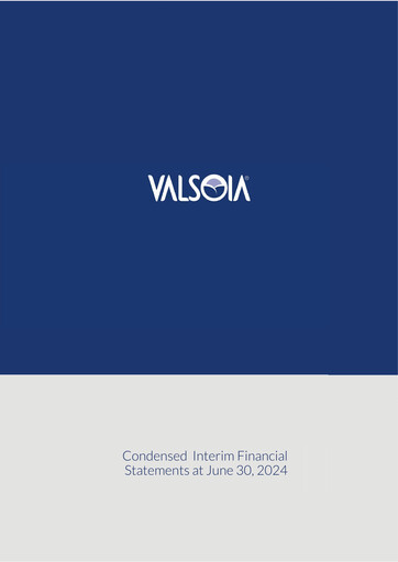 Thumbnail Valsoia S.p.A. Financial Statement 2024-h1