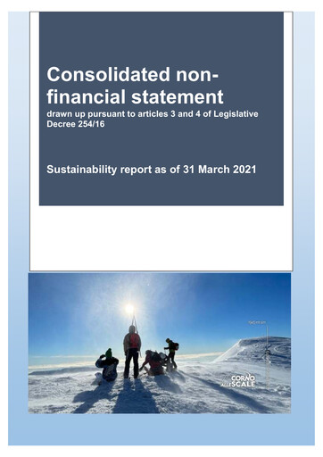 Thumbnail Piquadro Sustainability Report 2020-2021