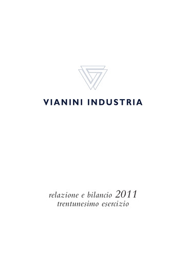 Thumbnail Vianini Annual Report 2011