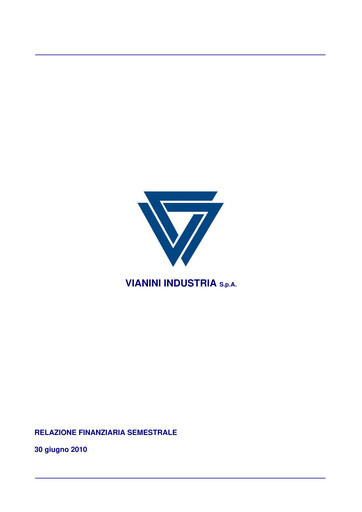 Thumbnail Vianini Half-year Report 2010-h1