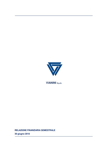 Thumbnail Vianini Half-year Report 2018-h1