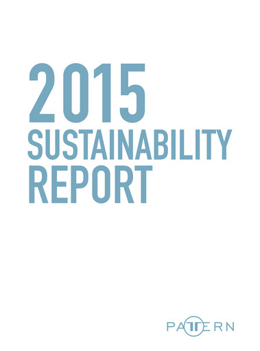 Thumbnail Pattern S.p.A. Sustainability Report 2015