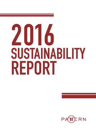 Thumbnail Pattern S.p.A. Sustainability Report 2016