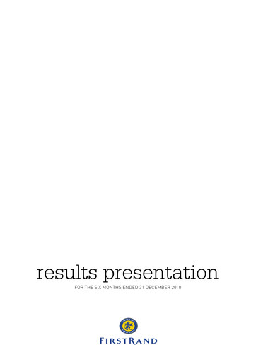Thumbnail FirstRand Financial Statement 2010