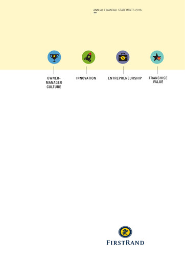Thumbnail FirstRand Financial Statement 2016