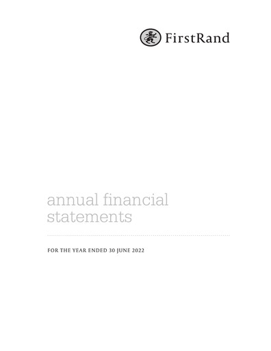 Thumbnail FirstRand Financial Statement 2022