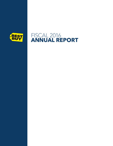 Thumbnail Best Buy Annual Report 2015-2016
