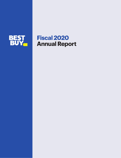 Thumbnail Best Buy Annual Report 2019-2020