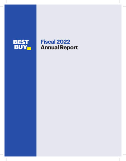 Thumbnail Best Buy Annual Report 2021-2022
