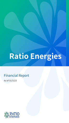 Vorschaubild Ratio Energies Finanzbericht 2023-q1