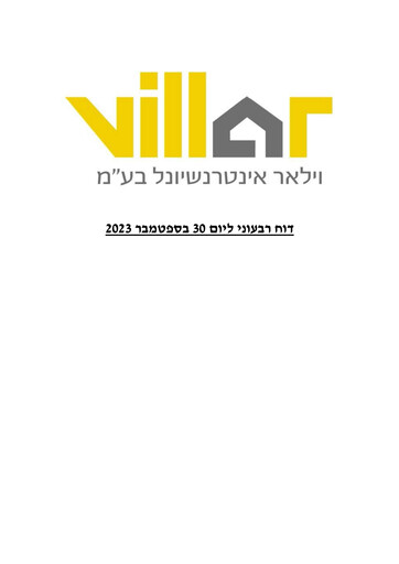 Thumbnail Villar International Quarterly Report 2023-q3