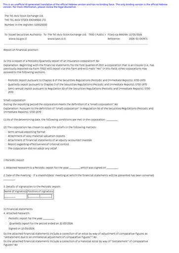 Thumbnail The Tel-Aviv Stock Exchange Quarterly Report 2026-q1
