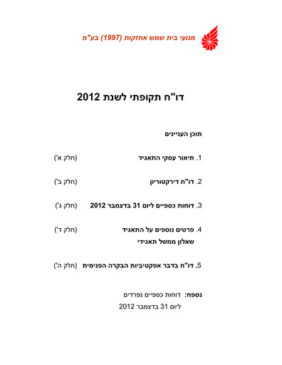 Thumbnail Bet Shemesh Engines Annual Report 2012