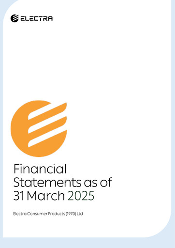 Thumbnail Electra Consumer Products Financial Statement 2025-q1